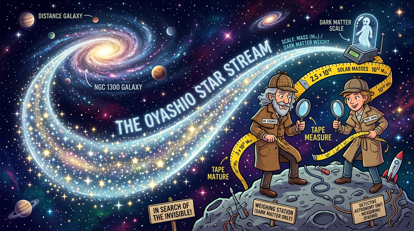Kosmische Spurensuche: Astronomen entdecken erstes extragalaktisches „Geisterband“ aus Sternen zur Vermessung Dunkler Materie