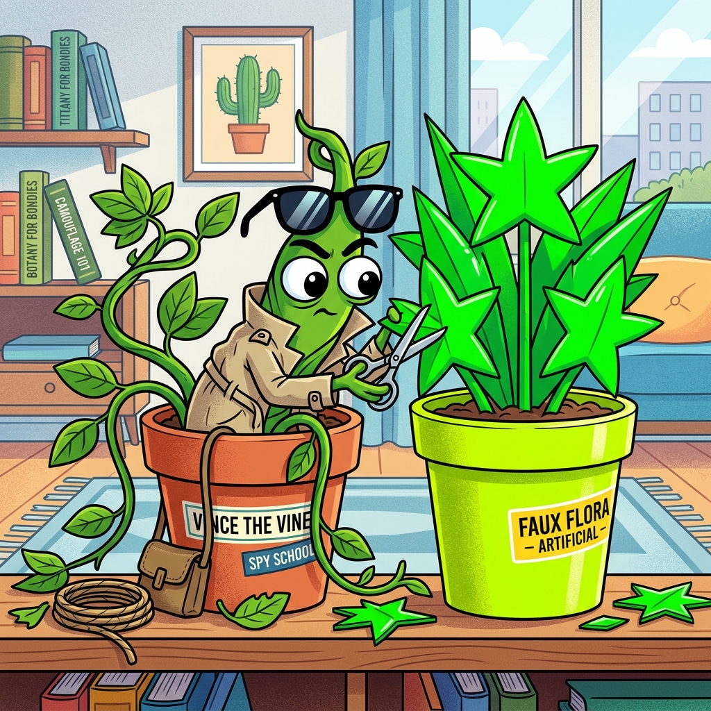 The Houseplant That Stares Back: How a Sneaky Chilean Vine Mimics Fake Plastic Leaves