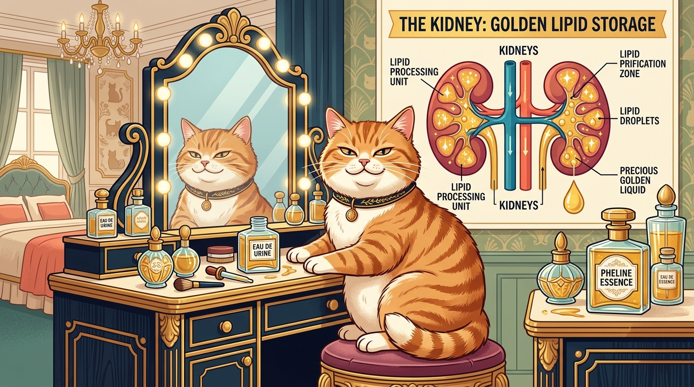 Eau de Gato: resuelven el misterio de por qué los gatos llenan sus riñones de grasa