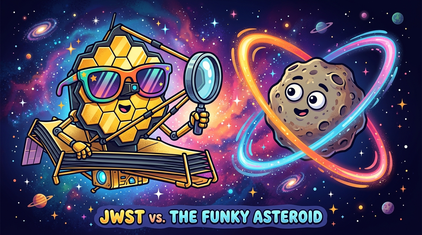 Kosmischer Kleiderwechsel: JWST erwischt Asteroid Chariklo beim rasanten Umbau seiner Ringe