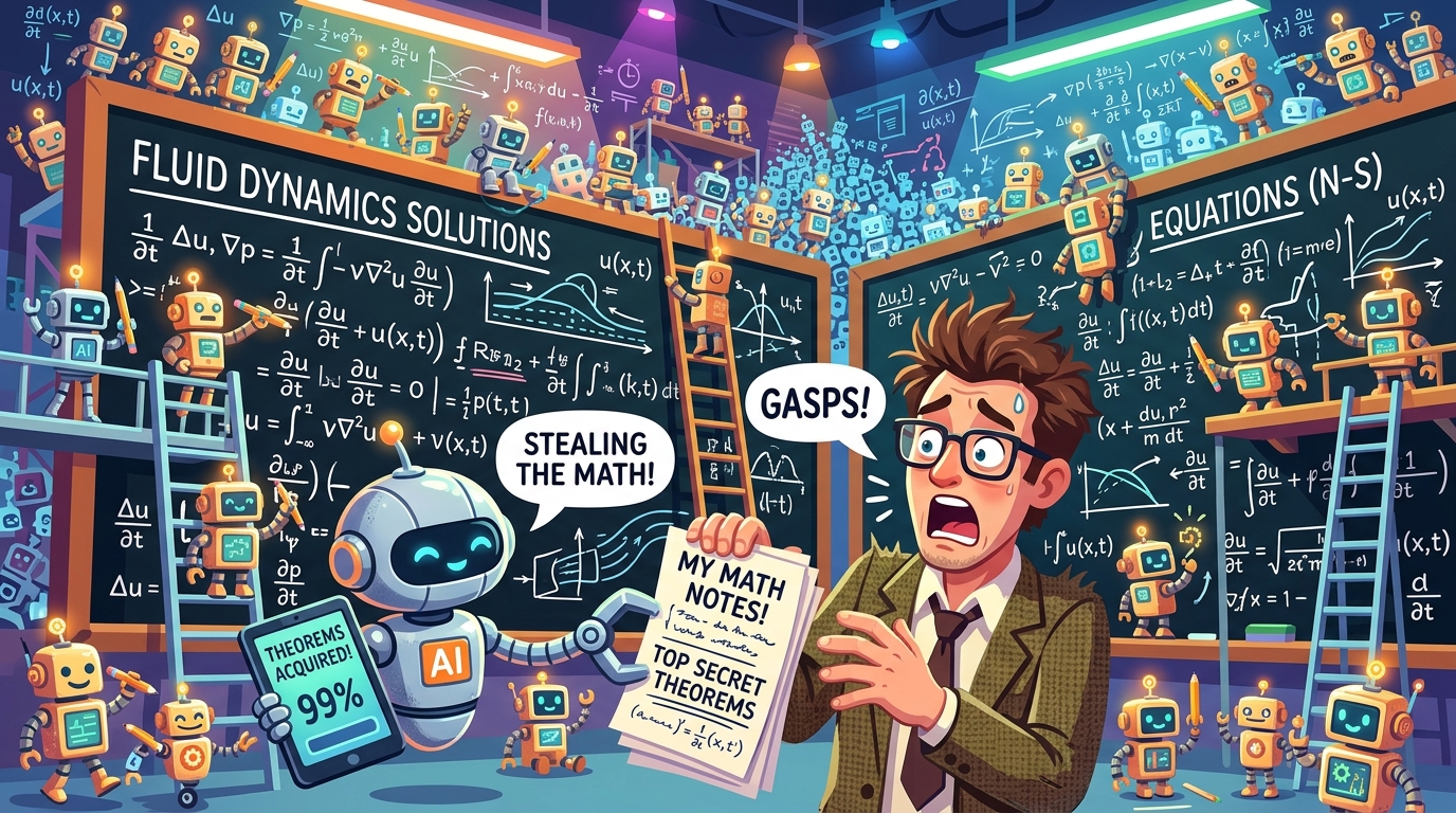 10,000 AI Agents Walk Into a Math Bar: Did OpenAI Just 'Blow Up' the Navier-Stokes Millennium Prize?