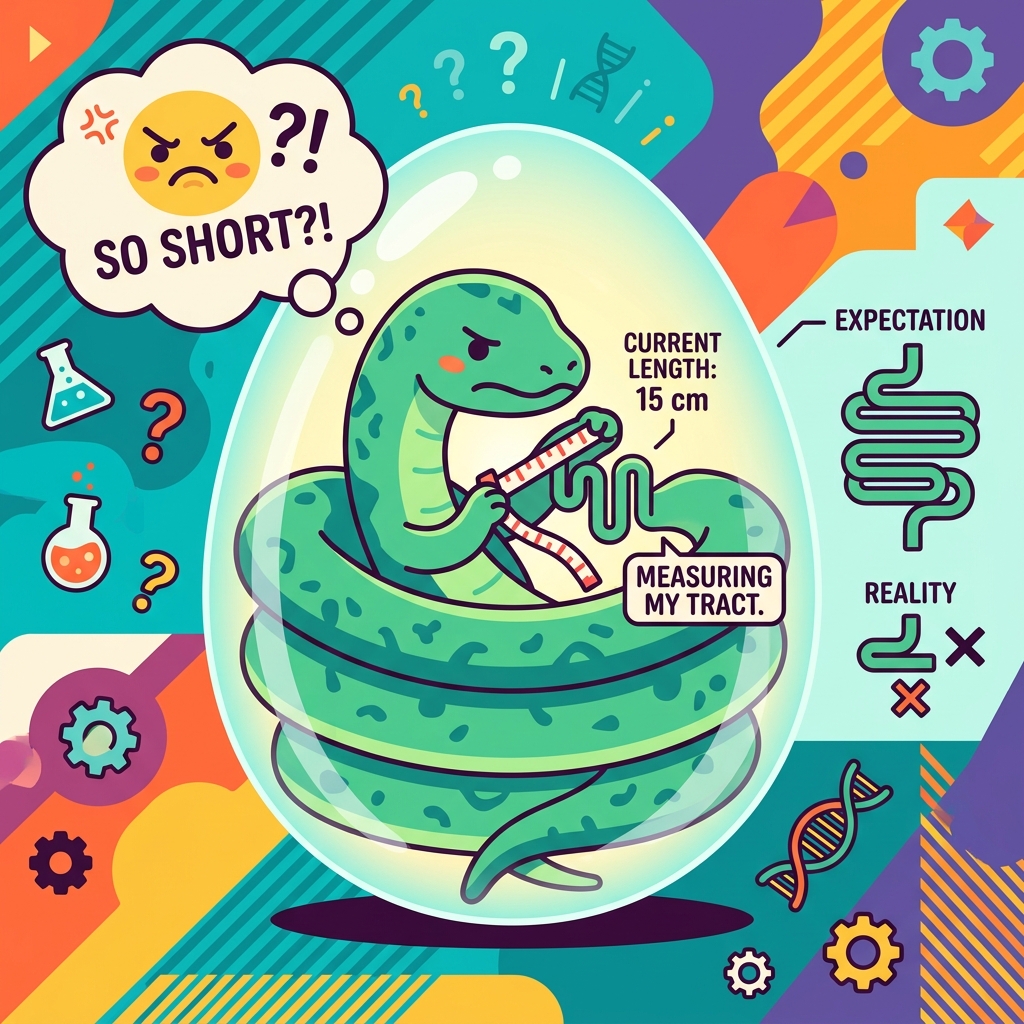 Why Baby Snakes Do the Twist: Embryos Forced into Clockwise Coils by Slower-Growing Guts