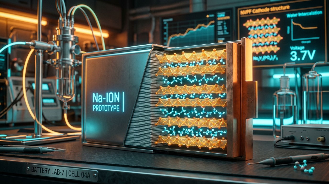 Das ultimative Batterie-Paradoxon: Ingenieure aus Surrey entdecken, dass Wasser in Natrium-Batterien die Leistung verdoppelt